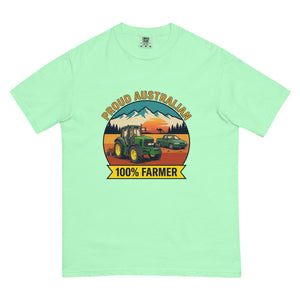 The Tractor Mugs Store Island Reef John Deere 6930 PROUD AUSTRALIAN 100% FARMER Outdoor | Unisex Premium T-shirt Quality Farmers Merch