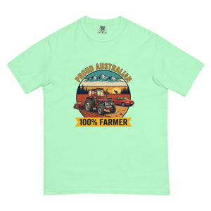 The Tractor Mugs Store Island Reef Massey Ferguson 135 PROUD AUSTRALIAN 100% FARMER Outdoor | Unisex Premium T-shirt Quality Farmers Merch