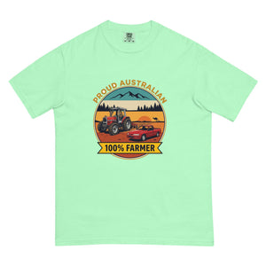 The Tractor Mugs Store Island Reef Massey Ferguson 3075 PROUD AUSTRALIAN 100% FARMER Outdoor | Unisex Premium T-shirt Quality Farmers Merch