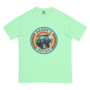 The Tractor Mugs Store Island Reef New Holland T7.210 DADDY'S OFFICE Retro | Unisex Premium T-shirt Quality Farmers Merch