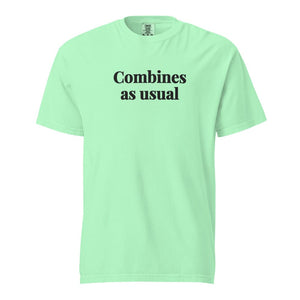The Tractor Mugs Store Island Reef / S Combines as Usual | Unisex Premium T-shirt Quality Farmers Merch
