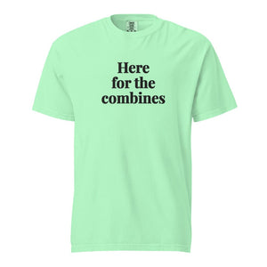 The Tractor Mugs Store Island Reef / S Here for the Combines | Unisex Premium T-shirt Quality Farmers Merch