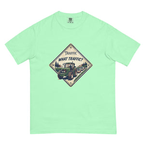 The Tractor Mugs Store Island Reef / S John Deere 6930 TRAFFIC WHAT TRAFFIC? Heritage | Unisex Premium T-shirt Quality Farmers Merch