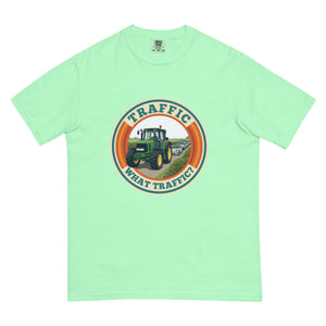The Tractor Mugs Store Island Reef / S John Deere 6930 TRAFFIC WHAT TRAFFIC? Retro | Unisex Premium T-shirt Quality Farmers Merch