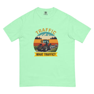 The Tractor Mugs Store Island Reef / S Massey Ferguson 6480 TRAFFIC WHAT TRAFFIC? Outdoor | Unisex Premium T-shirt Quality Farmers Merch