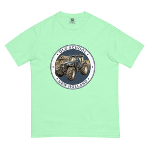 The Tractor Mugs Store Island Reef / S New Holland TM 155 OLD SCHOOL NEW HOLLAND Engraving | Unisex Premium T-shirt Quality Farmers Merch