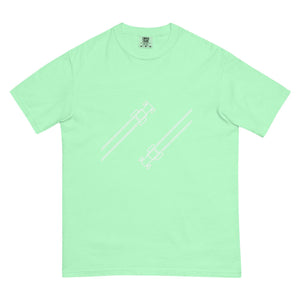 The Tractor Mugs Store Island Reef / S Two Tractors + Tram Lines | Unisex Premium T-shirt Quality Farmers Merch