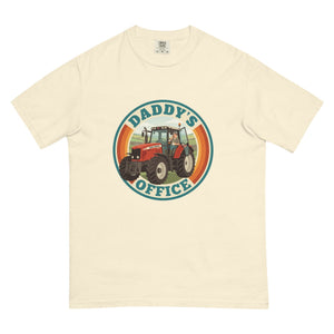 The Tractor Mugs Store Ivory Massey Ferguson 6480 DADDY'S OFFICE Retro | Unisex Premium T-shirt Quality Farmers Merch