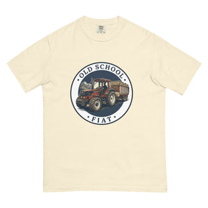 The Tractor Mugs Store Ivory / S FIATAGRI F140 OLD SCHOOL FIAT Engraving | Unisex Premium T-shirt Quality Farmers Merch