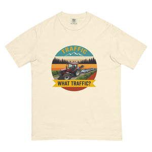 The Tractor Mugs Store Ivory / S FIATAGRI F140 TRAFFIC WHAT TRAFFIC? Outdoor | Unisex Premium T-shirt Quality Farmers Merch