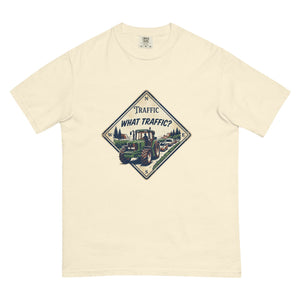 The Tractor Mugs Store Ivory / S John Deere 6930 TRAFFIC WHAT TRAFFIC? Heritage | Unisex Premium T-shirt Quality Farmers Merch