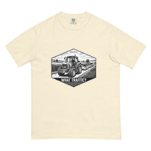 The Tractor Mugs Store Ivory / S John Deere 6930 TRAFFIC WHAT TRAFFIC? Moose | Unisex Premium T-shirt Quality Farmers Merch