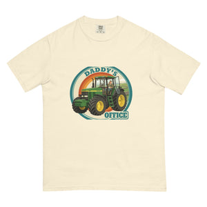 The Tractor Mugs Store Ivory / S John Deere 7810 DADDY'S OFFICE Retro | Unisex Premium T-shirt Quality Farmers Merch