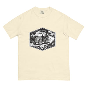 The Tractor Mugs Store Ivory / S Massey Ferguson 35X OLD SCHOOL MASSEY Moose | Unisex Premium T-shirt Quality Farmers Merch
