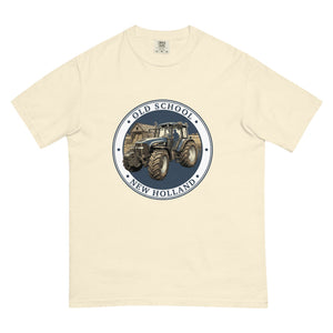 The Tractor Mugs Store Ivory / S New Holland TM 155 OLD SCHOOL NEW HOLLAND Engraving | Unisex Premium T-shirt Quality Farmers Merch