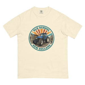 The Tractor Mugs Store Ivory / S New Holland TM 155 OLD SCHOOL NEW HOLLAND Retro | Unisex Premium T-shirt Quality Farmers Merch
