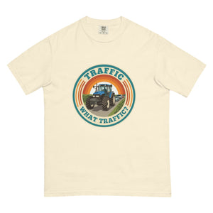 The Tractor Mugs Store Ivory / S New Holland TM 155 TRAFFIC WHAT TRAFFIC? Retro | Unisex Premium T-shirt Quality Farmers Merch