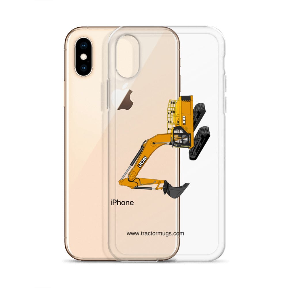 The Tractor Mugs Store JCB 370 LC | Clear Case for iPhone® Quality Farmers Merch