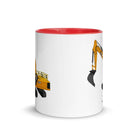 The Tractor Mugs Store JCB 370 LC | Mug with Color Inside Quality Farmers Merch