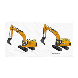 The Tractor Mugs Store JCB 370 LC | Towel Quality Farmers Merch