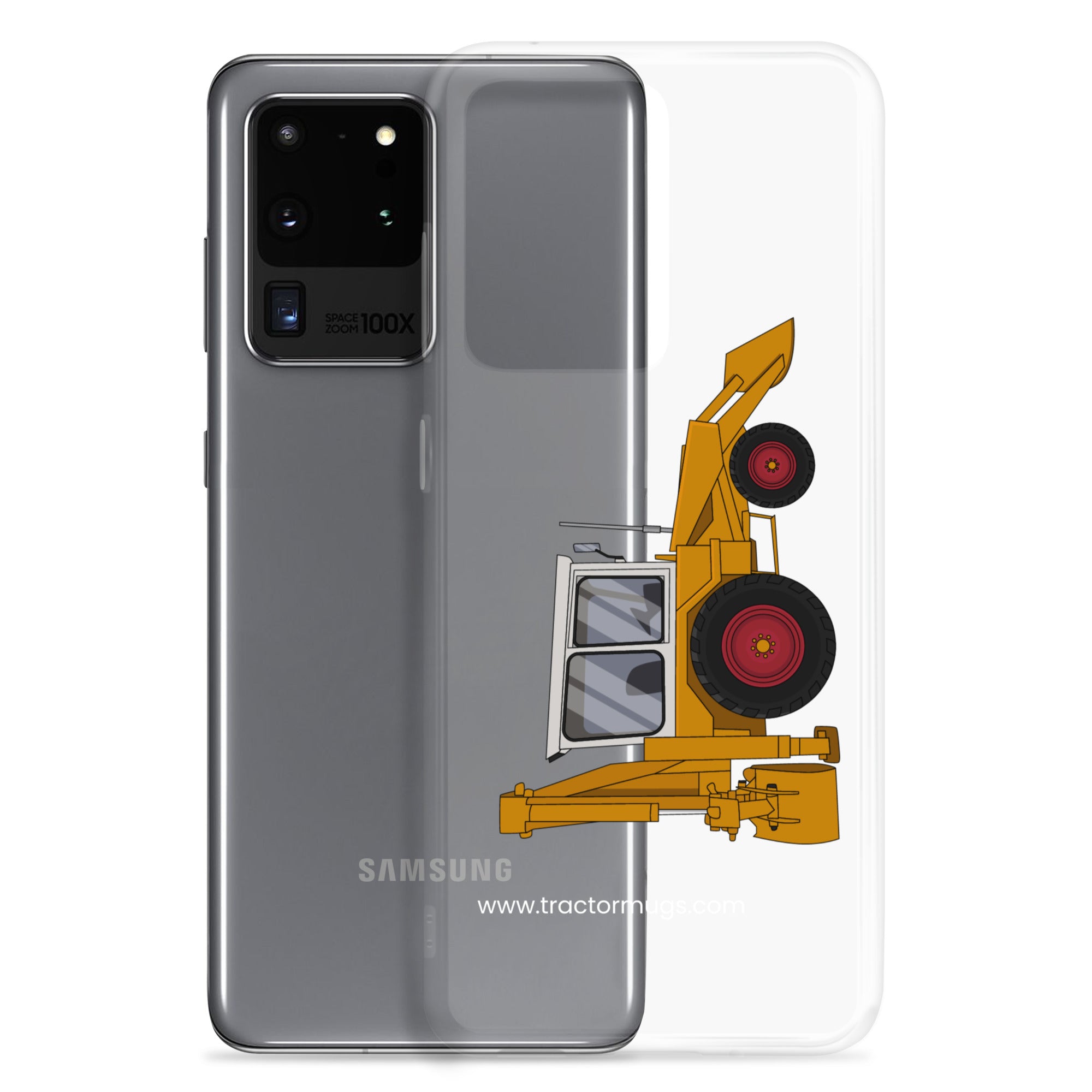 The Tractor Mugs Store JCB 3C (1975) | Clear Case for Samsung® Quality Farmers Merch