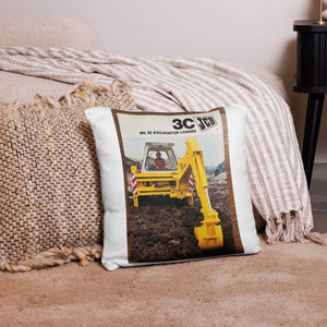 The Tractor Mugs Store JCB 3C II Advert | Pillow Case Quality Farmers Merch
