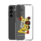 The Tractor Mugs Store JCB 3C II Backhoe | Clear Case for Samsung® Quality Farmers Merch