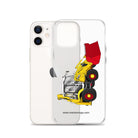 The Tractor Mugs Store JCB 3CX 70th Anniversary Edition | Clear Case for iPhone® Quality Farmers Merch