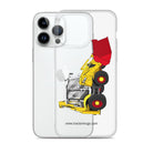 The Tractor Mugs Store JCB 3CX 70th Anniversary Edition | Clear Case for iPhone® Quality Farmers Merch