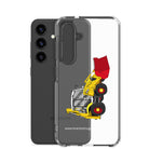 The Tractor Mugs Store JCB 3CX 70th Anniversary Edition | Clear Case for Samsung® Quality Farmers Merch