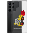 The Tractor Mugs Store JCB 3CX 70th Anniversary Edition | Clear Case for Samsung® Quality Farmers Merch