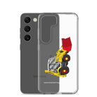 The Tractor Mugs Store JCB 3CX 70th Anniversary Edition | Clear Case for Samsung® Quality Farmers Merch