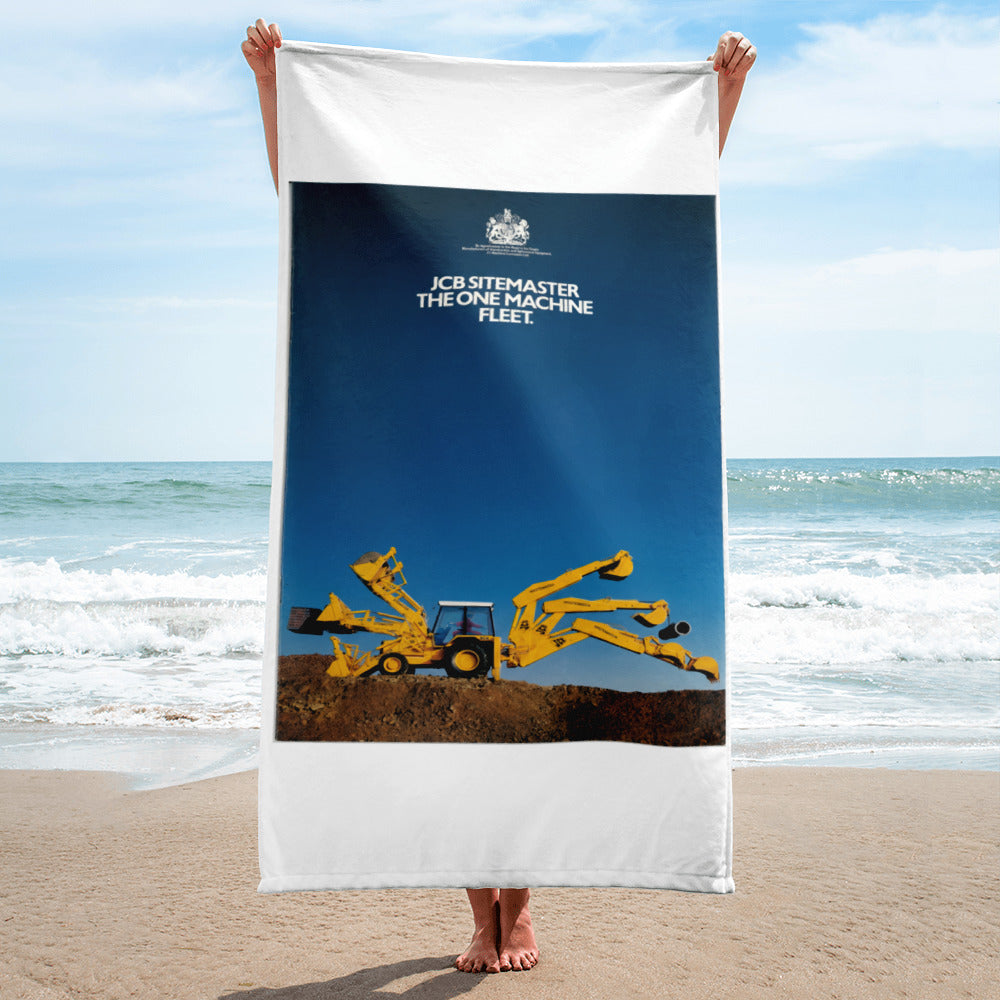 The Tractor Mugs Store JCB 3CX Sitemaster Advert (1988) | Super Soft Towel Quality Farmers Merch