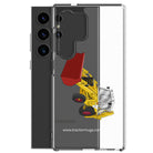 The Tractor Mugs Store JCB 3CX White Cabin 2WD | Clear Case for Samsung® Quality Farmers Merch