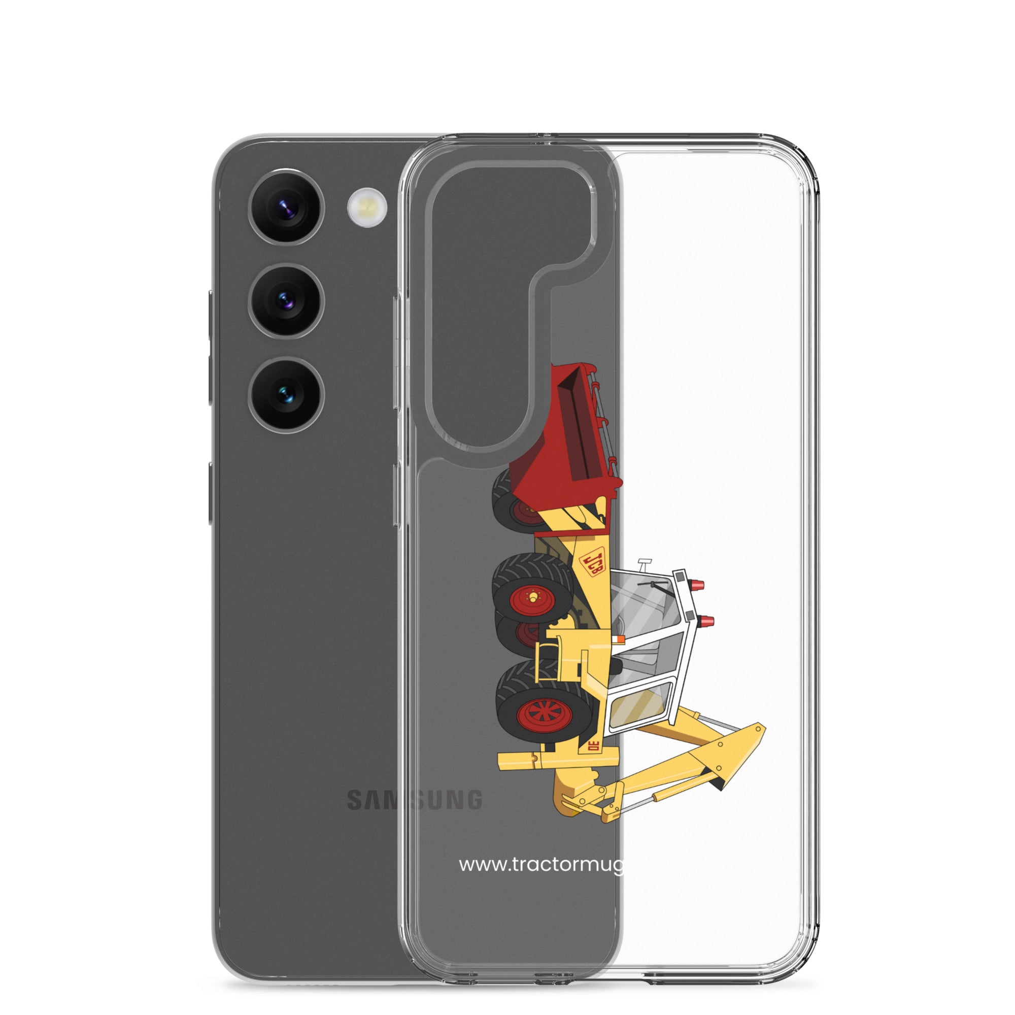 The Tractor Mugs Store JCB 3D (1975) | Clear Case for Samsung® Quality Farmers Merch