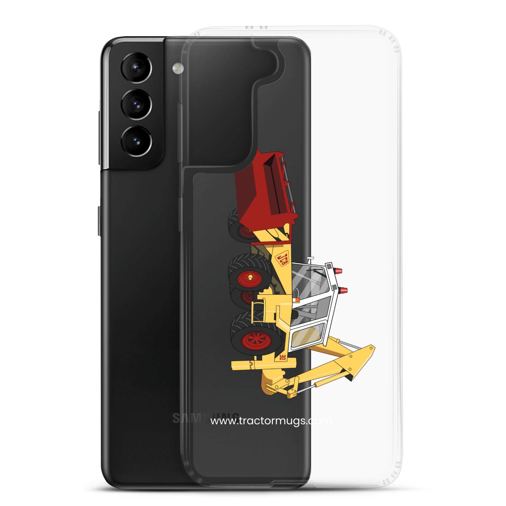 The Tractor Mugs Store JCB 3D (1975) | Clear Case for Samsung® Quality Farmers Merch