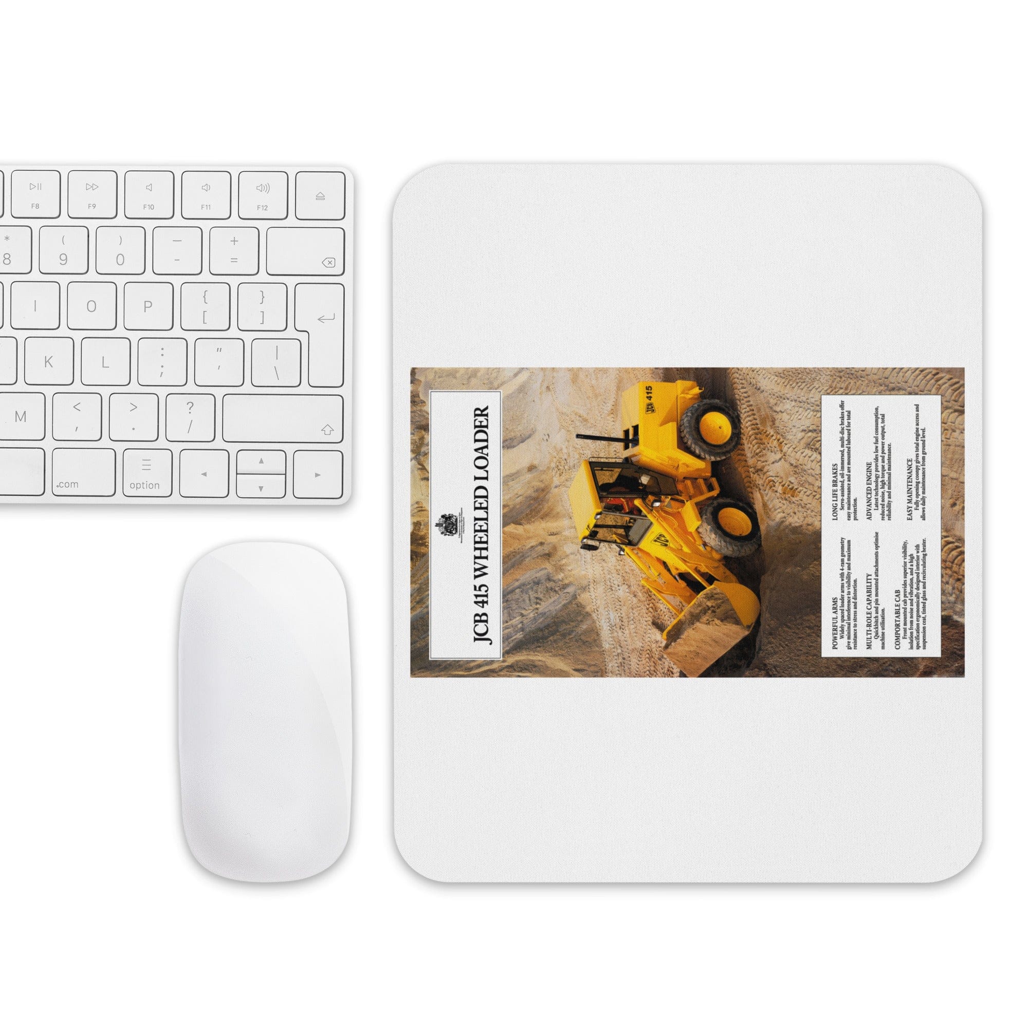 The Tractor Mugs Store JCB 415 Loader Advert | Mouse pad Quality Farmers Merch