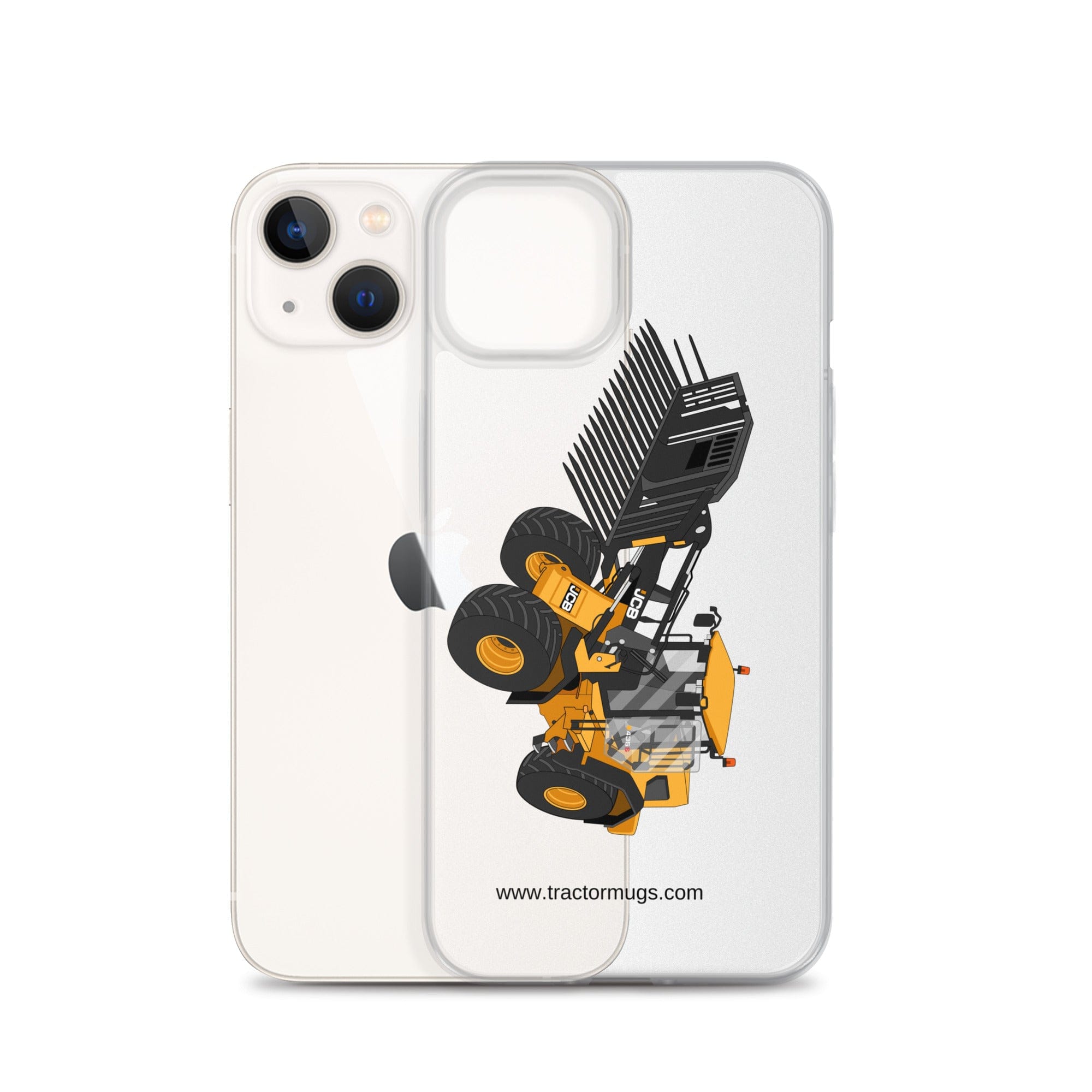 The Tractor Mugs Store JCB 435 S Farm Master | Clear Case for iPhone® Quality Farmers Merch