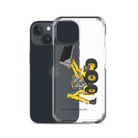 The Tractor Mugs Store JCB 5CX Backhoe | Clear Case for iPhone® Quality Farmers Merch