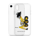 The Tractor Mugs Store JCB 5CX Backhoe | Clear Case for iPhone® Quality Farmers Merch