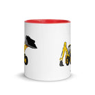 The Tractor Mugs Store JCB 5CX Backhoe | Mug with Color Inside Quality Farmers Merch