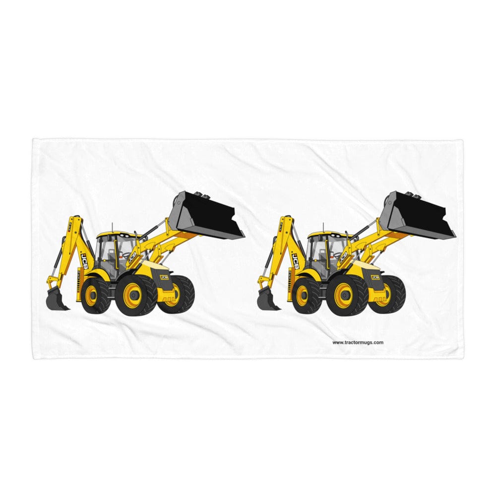 The Tractor Mugs Store JCB 5CX Backhoe | Towel Quality Farmers Merch