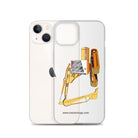 The Tractor Mugs Store JCB 814 Super | Clear Case for iPhone® Quality Farmers Merch