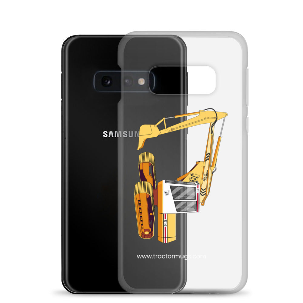 The Tractor Mugs Store JCB 814 Super | Clear Case for Samsung® Quality Farmers Merch