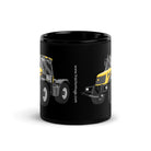 The Tractor Mugs Store JCB Fastrac 2170 | Black Glossy Mug Quality Farmers Merch