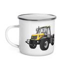 The Tractor Mugs Store JCB Fastrac 2170 | Enamel Mug Quality Farmers Merch