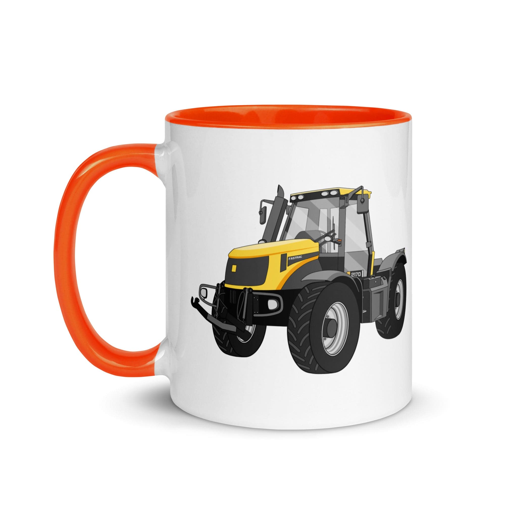 The Tractor Mugs Store JCB Fastrac 2170 | Mug with Color Inside Quality Farmers Merch