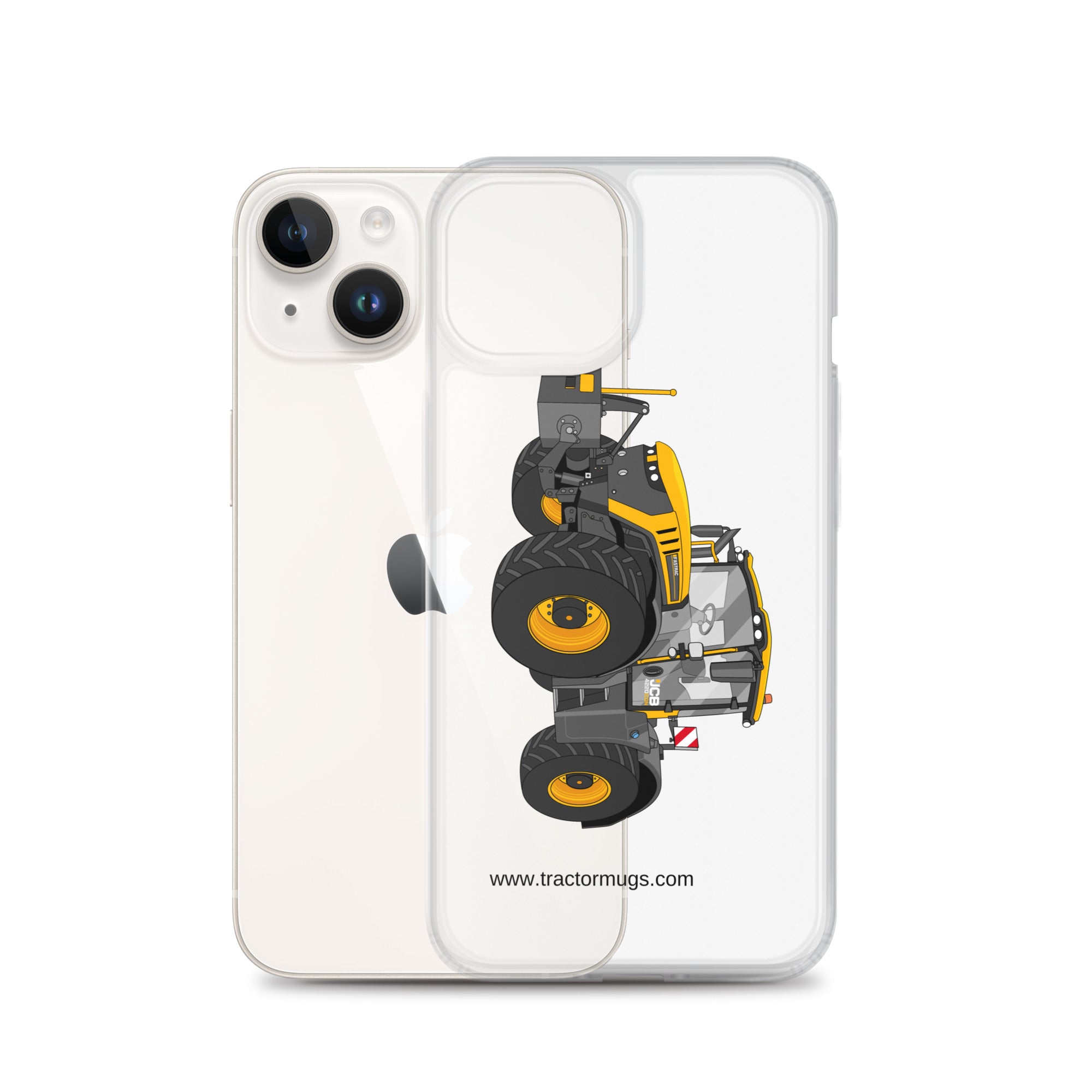 The Tractor Mugs Store JCB Fastrac 4220 Icon | Clear Case for iPhone® Quality Farmers Merch