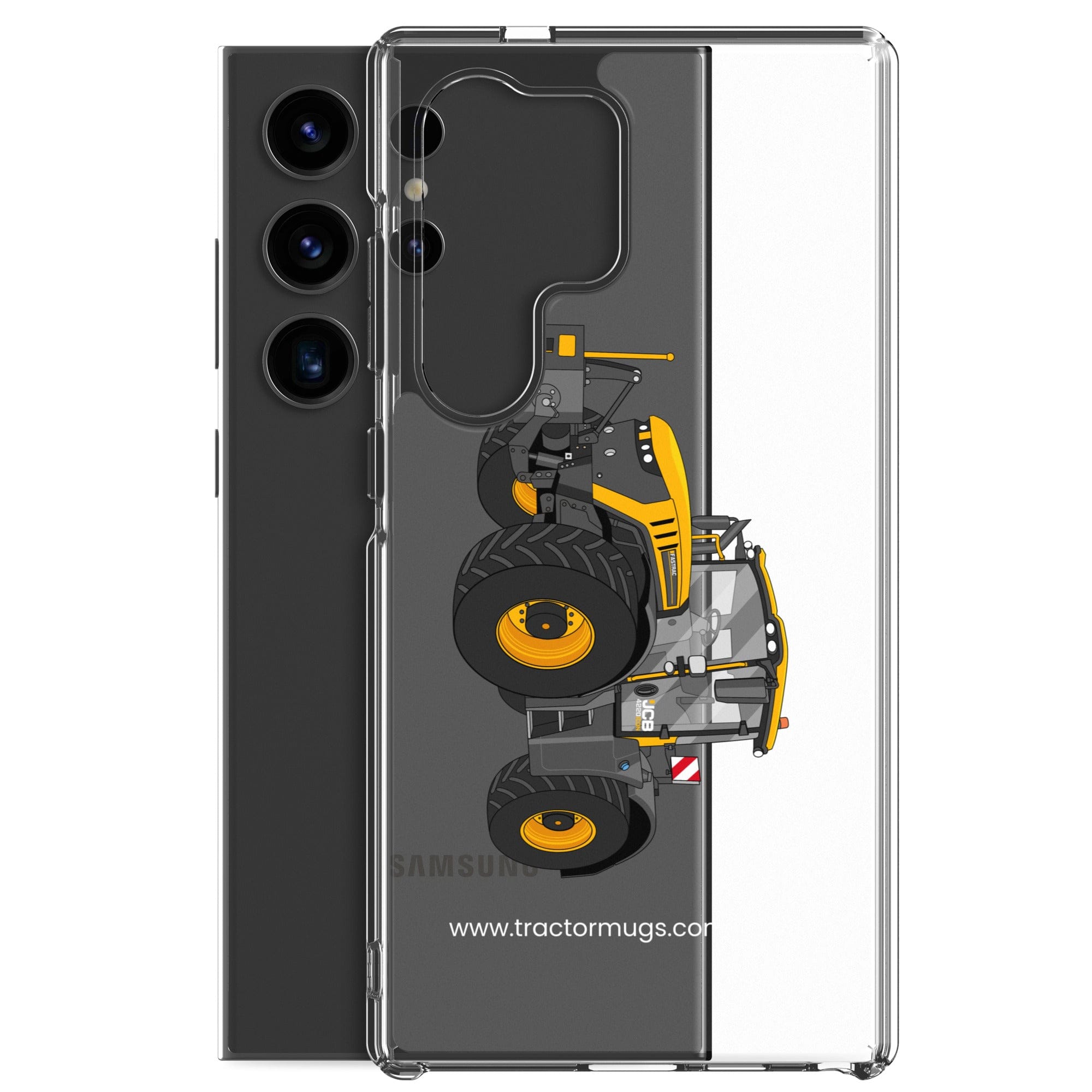 The Tractor Mugs Store JCB Fastrac 4220 Icon | Clear Case for Samsung® Quality Farmers Merch