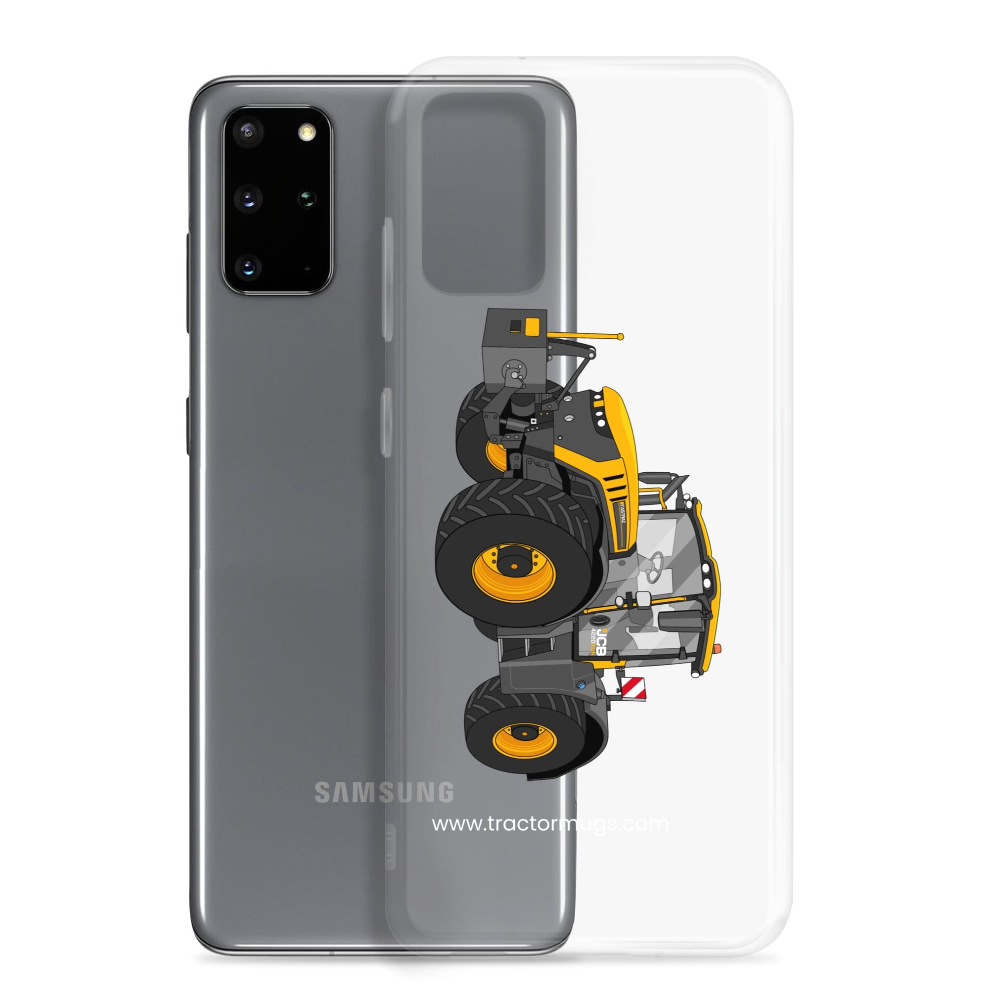 The Tractor Mugs Store JCB Fastrac 4220 Icon | Clear Case for Samsung® Quality Farmers Merch
